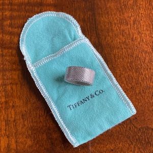 Tiffany & Co Somerset Mesh Silver Ring